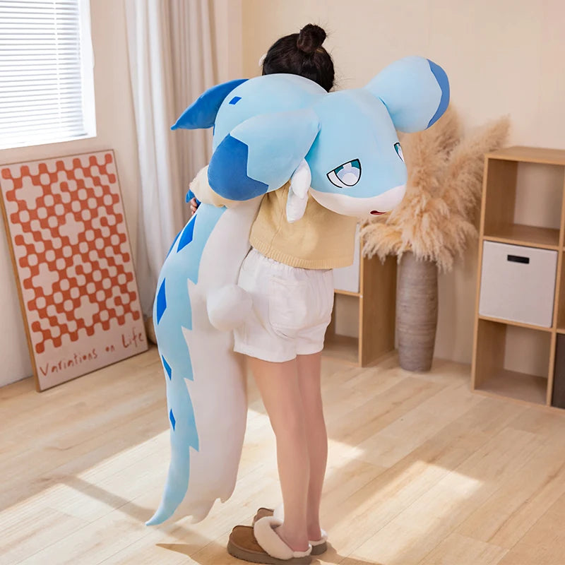 Lusy Store LLC Big Size Palworld Chillet Plush Toys Jetragon Cattiva Lamball Plushie Kawaii Stuffed Animal Soft Pillow Gifts Plush