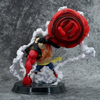 Lusy Store LLC One Piece Luffy Gear 4 Figurine PVC Action Figure 25cm Kid Gift Action Figure