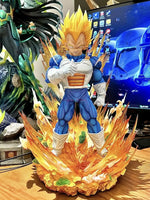Lusy Store LLC Dragon Ball Gk Model Anime Figure Super Saiyan Vegeta 14.2inch Majin Vegeta Large Statue Room Decor Ornament Gift Toys Action Figure