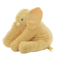 Large Elephant Plush Toy – Soft Stuffed Pillow & Cushion (16in/24in) | Lusy Store Yellow