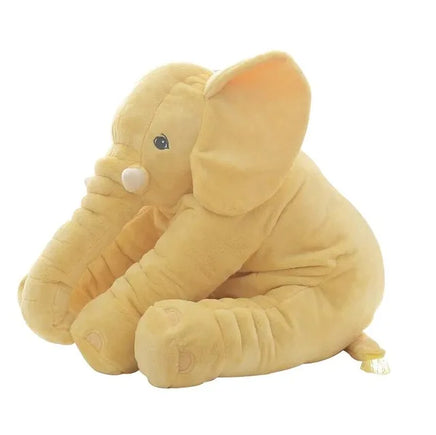 Large Elephant Plush Toy – Soft Stuffed Pillow & Cushion (16in/24in) | Lusy Store Yellow