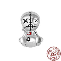 Gothic 2025 Charms 925 Sterling Silver Halloween Nightmare Skull Skeleton Beads Fit Snake Chain Bracelet Necklace DIY Jewelry BMT684
