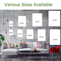 1.5 inch solid wood frame, haunted house for Halloween night, dark surrealist house wall decoration with paintings