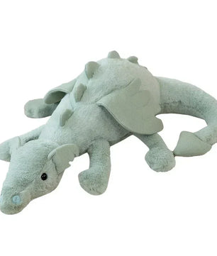Lusy Store LLC Dragon Plush Toys Stuffed Dinosaur Flying Wings White Pink Green Blue Dragons Birthday Gift for Boy Plush