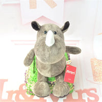 Giraffe Plush Toy – Soft & Cuddly Jungle Animal, 9.8" – Lusy Store rhinoceros 9.8"