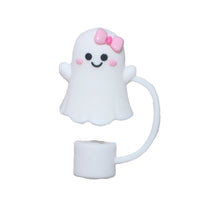 1-19pcs Cartoon 3D Halloween Series Stanley Straw Covers Reusable 10mm Straw Topper Compatible With Dust-Proof Straw Tips Lid 1pcs-16 CHINA