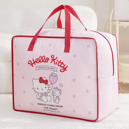 Hello Kitty Quilt Storage Bag Large Capacity Sanrio Kuromi Children's Cartoon Kindergarten Handheld Quilt Bags Moving Bags Lusy Store