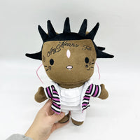 Lusy Store LLC Hello Kitty as Uzi Plush Doll Plushies Stuffed Toys Lovely Kids Boys Girls Christmas Gifts Plush Toys