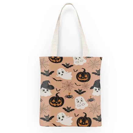 Kawaii Sanrio Halloween Hello Kittys Shoulder Bags Cartoon Anime Kuromi Girl Canvas Shoulder Bag Shopping BagNo zipper F