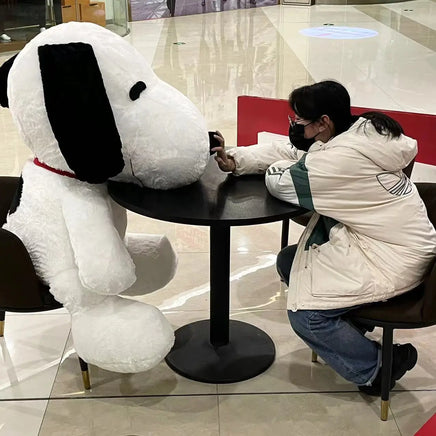 Lusy Store LLC Big Size Snoopy Plush Toy Kawaii White Dog Soft Pillow Stuffed Doll Gifts Plush