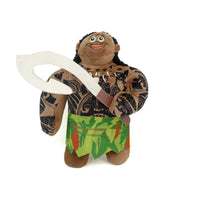 Gilrs Princess Moana Wig and Necklace Flower Clip Dress Up Set Halloween Vaiana Costume Accessories Moana Pet Pig and Cock Toys K