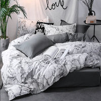 3pcs Duvet Cover Set with Pillow Case Double Comforter Bedding Set Quilt Cover Queen/King Couple or Single Bed Lusy Store