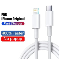 35W PD Original Fast Charging USB Cable for iPhone 14 8 7 Plus 13 12 11 Pro XS Max XR X USB C Rapid Charger Cable 1m 1.5m 2m 3m Lusy Store