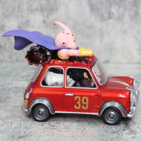 Lusy Store LLC Dragon Ball Z Fat Buu Anime Figures Majin Buu Mr. Satan Drive Car Pvc Statue Collectible Model Decoration Gift Action Figure