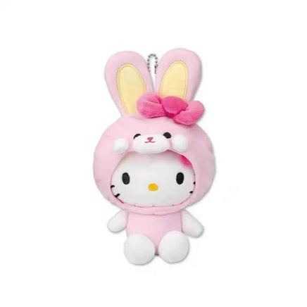 12cm Fashion Hello Kitty Cosplay Plush Toy Anime Stuffed Animals Keychains Small Pendant Backpack Hangings For Kids 2