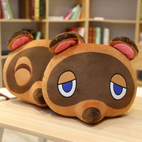 Lusy Store LLC 3 Style Animal Crossing Plush Pillow Doubutsu No Mori Cofa Cushion Tom Nook Foxes Anime Stuffed Gift Plush