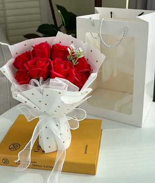 Valentine's Day Artificial Rose Soap Bouquets Eternal Flower Bouquet Gifts Party Home Decor