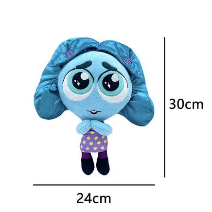 Inside Out 2 Anime Figure Plush Toys Ennui Anxiety Envy Embarrassment Doll Plush Gift 30CM Envy