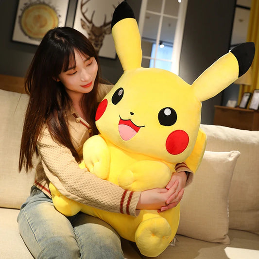 Lusy Store LLC Pokemon Pikachu Stuffed Kawaii Big Size Toys Pillow Xmas Gift Plush