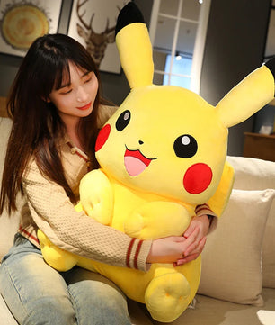 Lusy Store LLC Pokemon Pikachu Stuffed Kawaii Big Size Toys Pillow Xmas Gift Plush