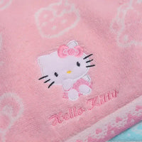 Hello Kitty animation peripheral creative girls' heart absorbing water face towel kawaii pure cotton children's towel wholesale