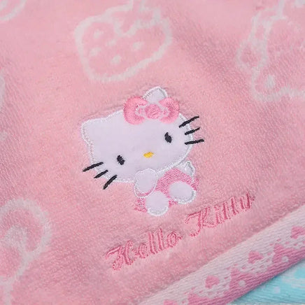 Hello Kitty animation peripheral creative girls' heart absorbing water face towel kawaii pure cotton children's towel wholesale