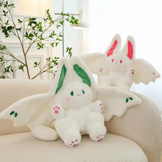 Lusy Store LLC Bat Rabbit Plush Toys Flying Rabbit Plush Stuffed Animals Doll Home Decor Plush