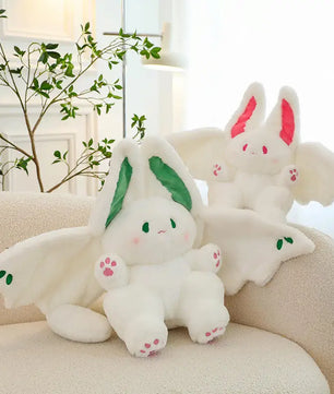 Lusy Store LLC Bat Rabbit Plush Toys Flying Rabbit Plush Stuffed Animals Doll Home Decor Plush