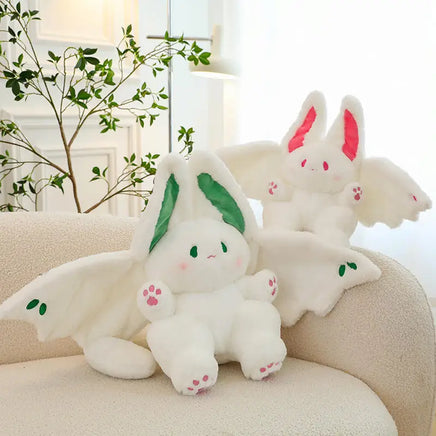 Lusy Store LLC Bat Rabbit Plush Toys Flying Rabbit Plush Stuffed Animals Doll Home Decor Plush