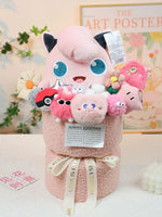 Pokemon Kawaii Plush Pikachu Bouquet Creative Cute Birthday Gift 3 22x35cm