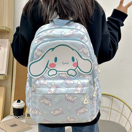 Sanrio Start Of School Season Backpack Anime Kuromi Cinnamoroll Student Bag Large Capacity Women Bag For Children Girls Gift ﻿