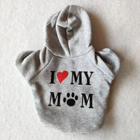 Pet Clothes French Bulldog Puppy Dog Costume Chihuahua Pug Pets Dogs Clothing For Small Medium Gray mom