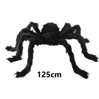 Halloween Decoration Prop Spider Horror Halloween Decoration Party Prop Outdoor Giant Spider Decoration 30-200cm Black Spider Approx 125cm