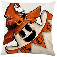 Spooky Halloween Pillowcases: Witch, Ghost, Bat, and 'Spooky' Designs for a Hauntingly Fun Season! Sofa cushion cover, gift 1