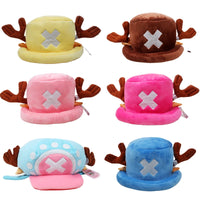 Lusy Store LLC One Piece Tony Chopper Cosplay Plush Toys Hats Plush Cute Cotton Warm Stuffed Fashion Accessories Plush