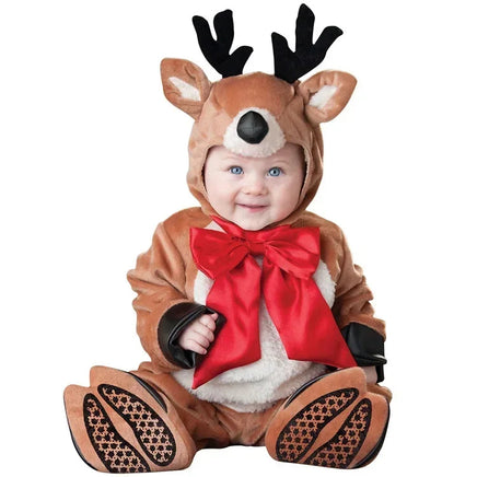2024 New Arrival High Quality Baby Boys Girls Halloween Dinosaur Costume Romper Kids Clothing Set Toddler Co-splay Triceratops Blue
