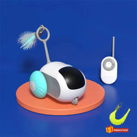 Smart Cat Toy 2 Modes Automatic Moving Remote Controlled Toy Car for Cats Dogs Interactive Playing Kitten Lusy Store