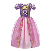 Girls Princess Dress Kids Cinderella Snow White Aurora Sofia Rapunzel Cinderella Halloween Costume 11