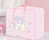 Hello Kitty Quilt Storage Bag Large Capacity Sanrio Kuromi Children's Cartoon Kindergarten Handheld Quilt Bags Moving Bags Lusy Store