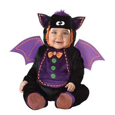 2024 New Arrival High Quality Baby Boys Girls Halloween Dinosaur Costume Romper Kids Clothing Set Toddler Co-splay Triceratops green