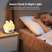 Cute Duck Shaped Silicone Lamp with USB Charging Adjustable Light Timer LED Colorful Night Light for Sleeping