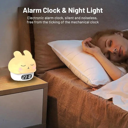 Cute Duck Shaped Silicone Lamp with USB Charging Adjustable Light Timer LED Colorful Night Light for Sleeping