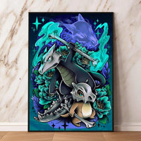 Pokemon Canvas Prints Wall Art Home Classic Children's Bedroom Decor Gifts Kid Action Figures Modular Painting Cartoon Character Lusy Store