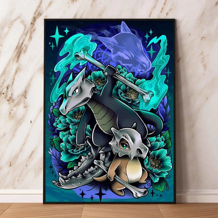 Pokemon Canvas Prints Wall Art Home Classic Children's Bedroom Decor Gifts Kid Action Figures Modular Painting Cartoon Character Lusy Store