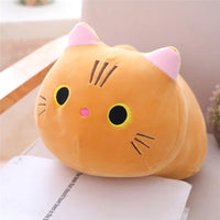 Lusy Store LLC Cute Soft Cat Plush Pillow Sofa Cushion Kawaii Plush Toy Stuffed Animal Gift Plush