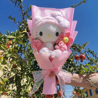 Kuromi Flower Bouquet Cinnamoroll My Melody Hello Kitty Plush Gifts 7