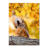 Autumn Decoration Canvas Poster Yellow Leaves Fall View Wall Art Print Pumpkin Painting Halloween Picture Living Room Home Decor 11