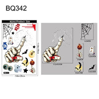 2025 Halloween PVC Glass Window Static Sticker Horror Castle Cat Decorative Sticker Halloween Glass Decals Home Party Decoration Style2-BQ342