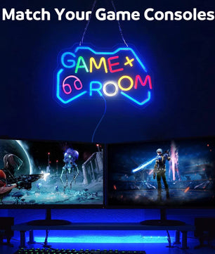 Gamer Neon Sign LED Neon Lights with Dimmable ON/OFF Switch USB Powered Wall Decor for Gaming Room