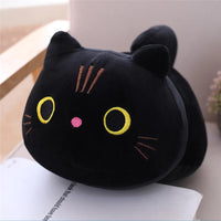 Lusy Store LLC Cute Soft Cat Plush Pillow Sofa Cushion Kawaii Plush Toy Stuffed Animal Gift Plush